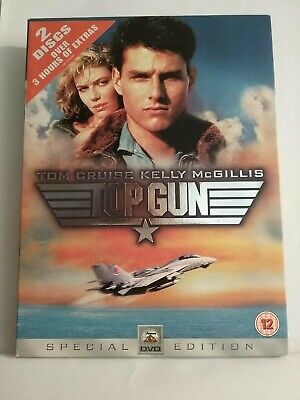 2 Disc Special Edition Top Gun DVD Tom Cruise Val Kilmer - Region 2 • 10.14£