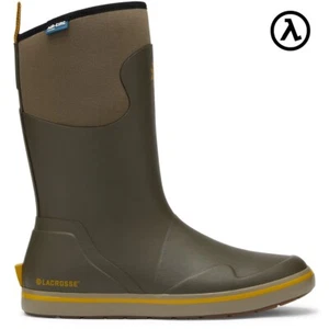 LACROSSE ALPHA DECK BOOT MEN'S MAJOR BROWN OUTDOOR BOOTS 621300 - ALL SIZES - Picture 1 of 5