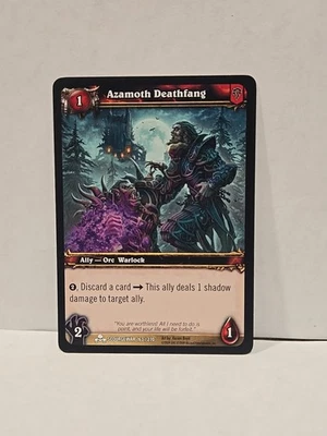 World Of Warcraft TCG Scourgewar Azamoth Deathfang Regular Common - Image 1 of 2