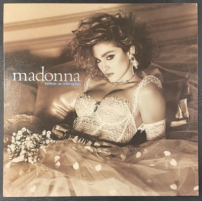 Madonna – Like a Virgin LP 1984 Sire 1-25157 Vinyl w/ Inner Sleeve VG+/VG+ - Image 1 of 4