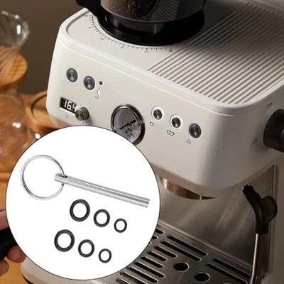 Chiave a testa ovale per macchina caffè compatibile per Krups e per AEG con portachiavi - Immagine 1 di 4
