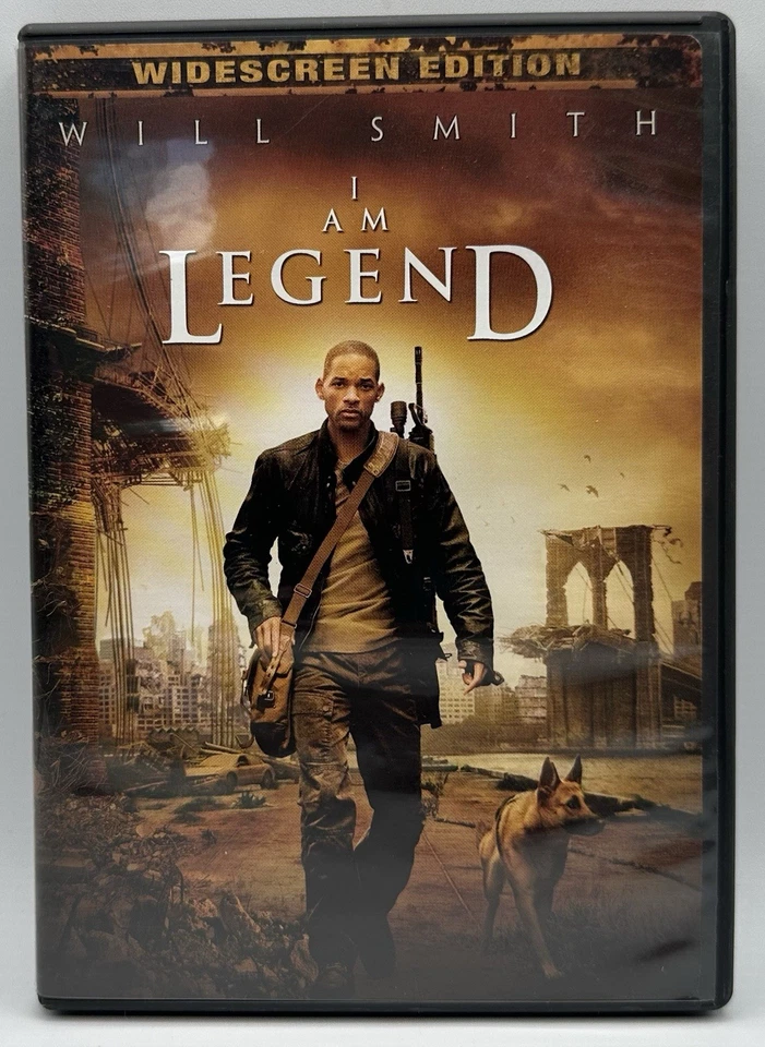 I Am Legend DVD Widescreen Edition Will Smith Alice Braga Dash Mihok 2008 - Image 1 of 3