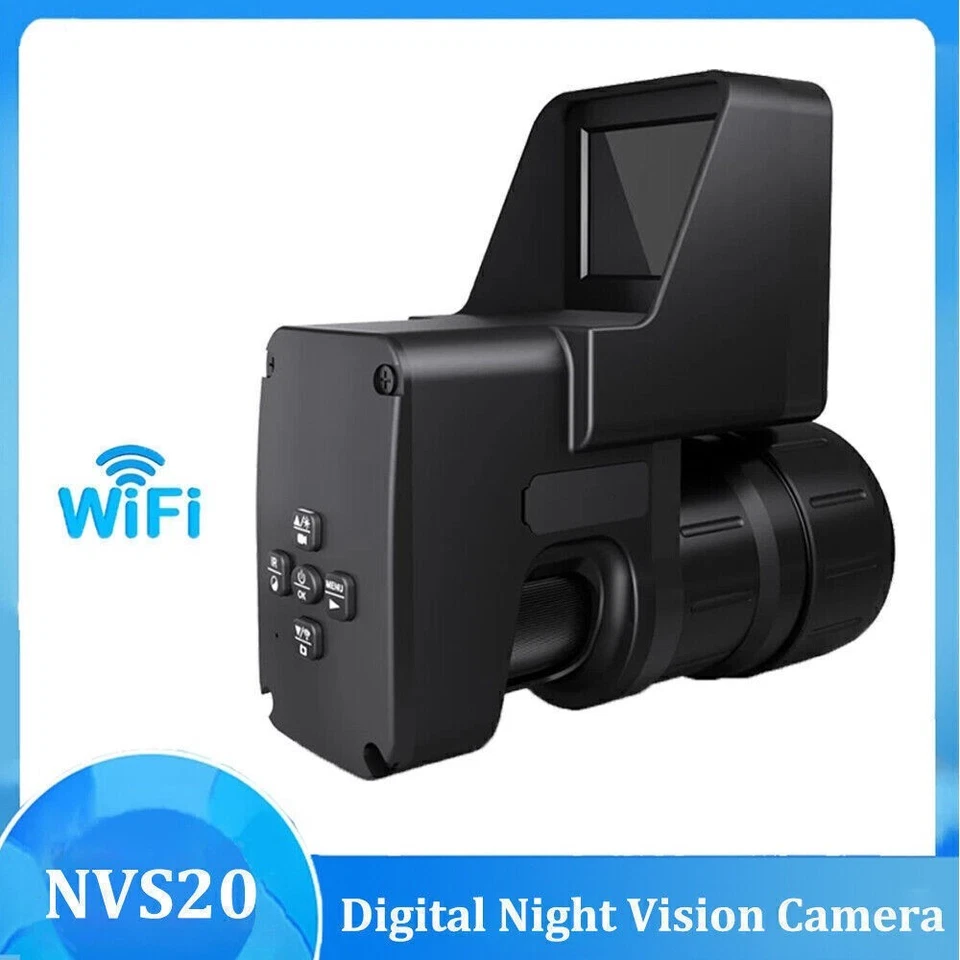 NVS20 Digital Night Vision Rifle Scope Recorder 5W IR Power Wifi Connect 1080P - Image 1 of 4