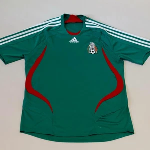Mexiko 2007-8 Home Football Shirt Fußball Trikot Adidas 642508 L Talla Grande  - Bild 1 von 15
