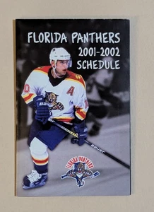 2001-02 Florida Panthers Hockey Pocket Schedule NHL 🏒🥅 - Picture 1 of 2
