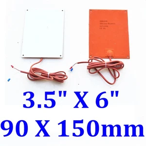 3.5" X 6" 90 X150mm 100W Cabinet Enclosure Aluminum Dehumidifier Silicone Heater - Picture 1 of 12