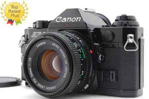 【Mint】 Canon AE-1 Program Black Film Camera New FD 50mm F1.8 From JAPAN - Picture 1 of 8