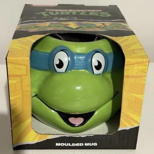 Teenage Mutant Ninja Turtles Moulded Mug Leonardo Nickelodeon 630ml New In Box - Picture 1 of 8