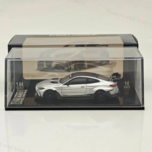 SW 1:64 BMW M4 G82 Silver Sports Diecast Models Car Limited Collection - Picture 1 of 7