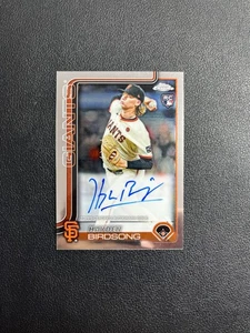 2025 Topps Chrome Hayden Birdsong Rc Rookie Chrome Auto BJWMS - Picture 1 of 6