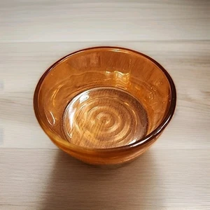 Vintage Jeanette Marigold Carnival Glass Iridescent Bowl Display Trinket Dish - Picture 1 of 3