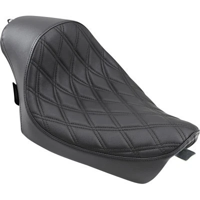 Asiento individual DRAG Café Racer estilo doble puntada de diamante 04-22 Sportster 0804-0674 Foto 1 de 1