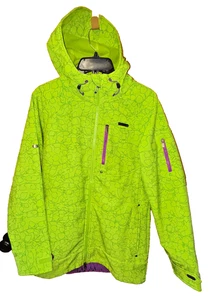 Under Armour Women's Viscosity Softshell Ski Jacket Size Medium GREEN, EUC, NICE - Picture 1 of 17
