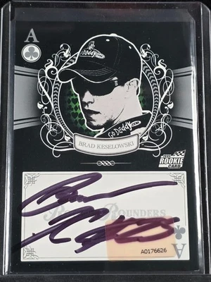 2009 Wheels Racing Main Event Brad Keselowski #89 Rookie RC Autograph On Card - Image 1 of 2