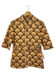 GUCCI Adidas Interlocking G Trefoil Cotton Jacket Orange Size 48 Women's #EF AAA - Picture 1 of 5