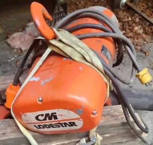 CM Lodestar 3 Ton Electric Chain Hoist, Model: RT, 10-15’ Lift, 110V 1PH - Picture 1 of 3
