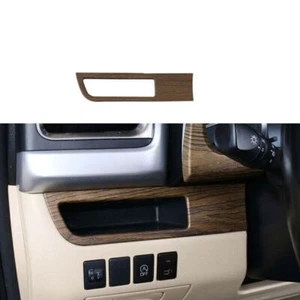 Fit For Toyota Highlander 2014-19 Trim Frame Headlight Switch Control Wood Grain - Picture 1 of 5