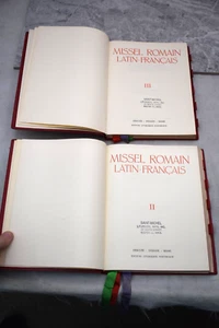 Lateinisches und französisches Messbuch, "Missel-Roman" Bücher 2 & 3 (CU950) Kelch Co - Bild 1 von 24