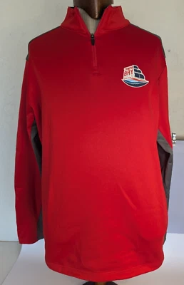 Pullover Fanatics Tampa Bay Host of Super Bowl LV Ambassador Rojo 1/4 Cremallera Talla XL Foto 1 de 4