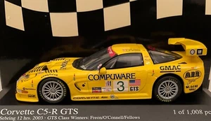 Chevrolet Corvette C5 R n.3 12 h Sebring 2003 1/43 Minichamps - Foto 1 di 6