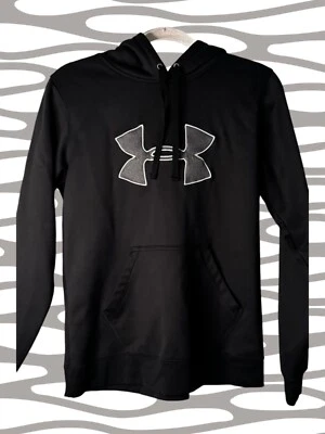 Under Armour L/C/L/S Sudadera con Capucha Bolsillo Canguro Negra Talla Grande Foto 1 de 4
