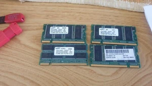 4x 512MB DDR Laptop RAM, Samsung Mixed Sticks w/ 1 Month Warranty - Afbeelding 1 van 2