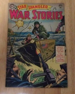 STAR SPANGLED WAR STORIES #24 1954 CLEAN SHARP VG/FN NICE ,IRV NOVICK ,4 STORIES - Picture 1 of 3