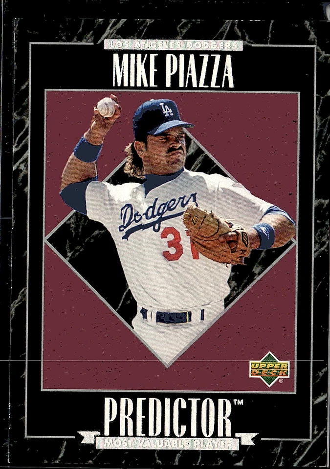 1995 Upper Deck - Hobby Predictor Award Mike Piazza #H8 - Image 1 of 2