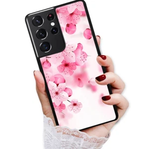 ( For Samsung S22 Ultra ) Back Case Cover H23209 Cherry Blossom - Picture 1 of 7