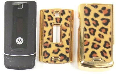 Motorola Moto W385 - Black and Silver ( Verizon ) Cellular Flip Phone - No Back - Image 1 of 4