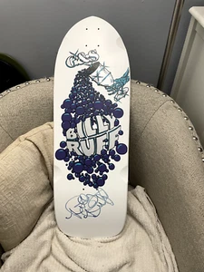 Gordon & Smith Billy Ruff AUTOGRAPHED G&S reissue skateboard deck - white - Picture 1 of 2