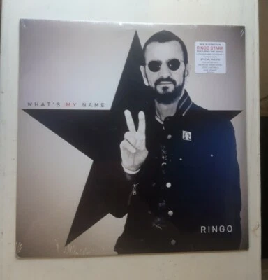 Ringo Starr What's My Name US Ltd edition Translucent Blue vinyl LP Still Sealed - Image 1 of 4