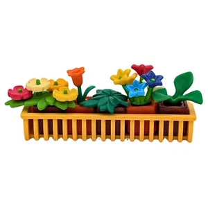 Playmobil lot stand yellow 5 pots flowers city garden farm - Picture 1 of 1