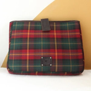 Housse de protection pour ordinateur portable Tartan Will Leather Goods USA plaid rembourré - Photo 1/6