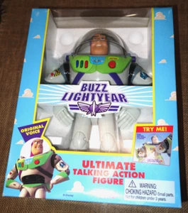 Disney TOY STORY Ultimate Talking Action Figure BUZZ LIGHTYEAR 1995 NUOVO IN SCATOLA - Foto 1 di 17