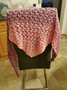 Schultertuch, gehäkelt, Neu, GESCHENK, HANDARBEIT,  Stola, Umschlagtuch,  - Bild 1 von 13