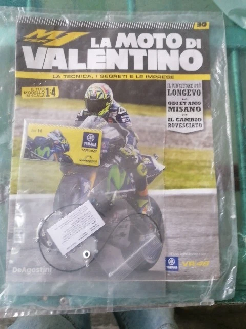 LA MOTO DI VALENTINO ROSSI YZR M1 1:4 DEAGOSTINI  N 30 - Immagine 1 di 1