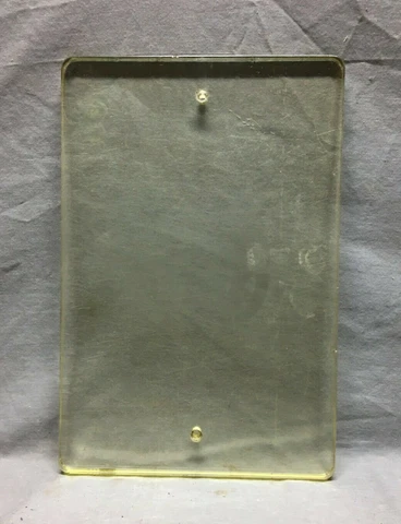1 Thick VTG Bank Writing Pad Flower Press Office  Glass 10" x 15"  Old 42-21B Cover