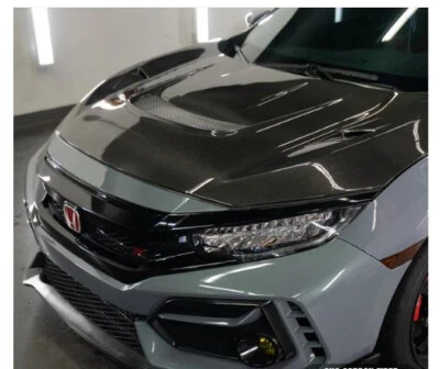 Carbon Fiber Hood VRS For 17-21 Honda Civic Type R and Non Type R - Imagem 1 de 4