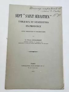 Sept "Saint Sébastien" Tableaux et statuettes en Provence (Notes descriptives et - Foto 1 di 7