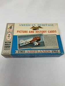 1961 Milton Bradley (40) American Heritage Flugzeuge Bilder und Geschichtskarten - Bild 1 von 8