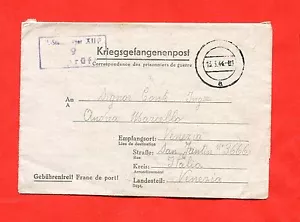 MILITAR - Segunda Guerra Mundial/Segunda Guerra Mundial - Prisionero italiano - STALAG XII F - ALEMANIA (387-d53) - Imagen 1 de 2