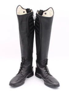 TuffRider Women's Ladies Regal Field Boots Black Leather Sz 7.5 - Picture 1 of 13