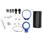 (blue) Car Baffled Oil Catch Can Reservoir Kit With Mounting Accessory