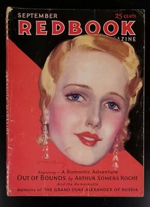 REDBOOK MAGAZINE SEPTEMBER 1931 VOL. 57 NO. 5 COVER DESIGN BY MCCLELLAND BARCLAY - Picture 1 of 12