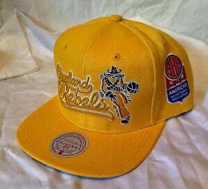 CLEVELAND REBELS ABA RETRO OFFICIAL MITCHELL & NESS OSFM SNAPBACK HAT/CAP NWT