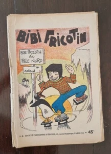 BIBI FRICOTIN au pole nord. N°8. SPE Edition de 1948. Bon état - Imagen 1 de 5