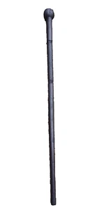 African Knobkerrie Cane Walking stick Ebony wood Q1 - Picture 1 of 4