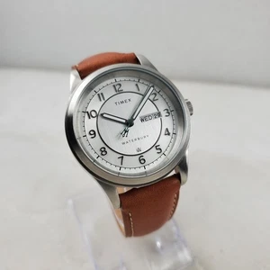 TIMEX THE WATERBURY TRADITIONAL TW2U90200 DAY/DATE CLASSIC MEN'S WATCH  - Picture 1 of 10