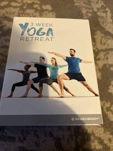 3 Week Yoga Retreat by Beachbody - 4 DVD Set - Exercise & Fitness Complete Set - Picture 1 of 7